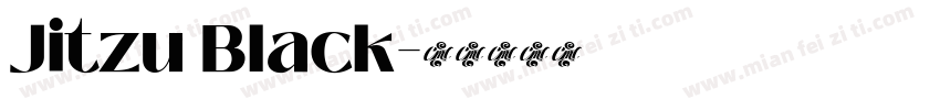 Jitzu Black字体转换